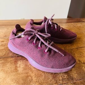 Red Allbirds Merino sneakers